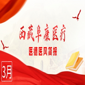 西藏阜康醫(yī)療——醫(yī)德醫(yī)風(fēng)簡報3月
