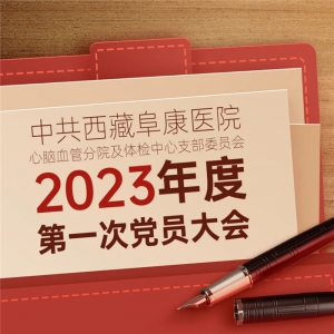 中共西藏阜康醫(yī)院心腦血管分院及體檢中心支部委員會(huì)召開(kāi)2023年度第一次黨員大會(huì)
