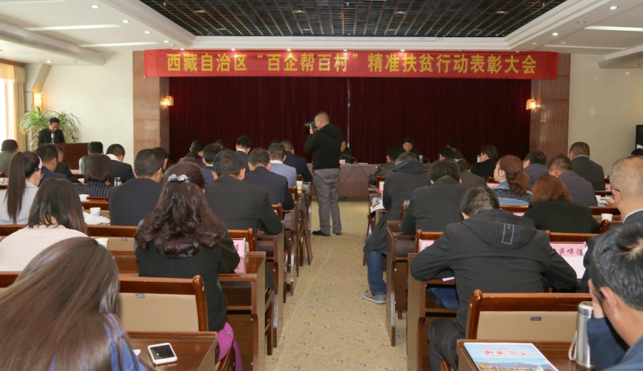 百企幫百村 阜康在行動——西藏阜康醫(yī)療股份有限公司榮獲西藏“百企幫百村”精準扶貧行動“先進民營企業(yè)”稱號